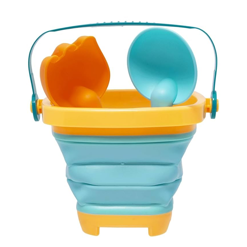 Kit Balde De Praia Buba  Retrátil Colorido Kit Balde De Praia Buba  Retrátil Colorido