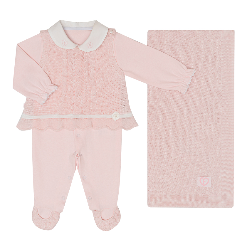 Saída Maternidade Fofinho Body Colete E Manta 3 Peças Saída Maternidade Fofinho Body Colete E Manta 3 Peças