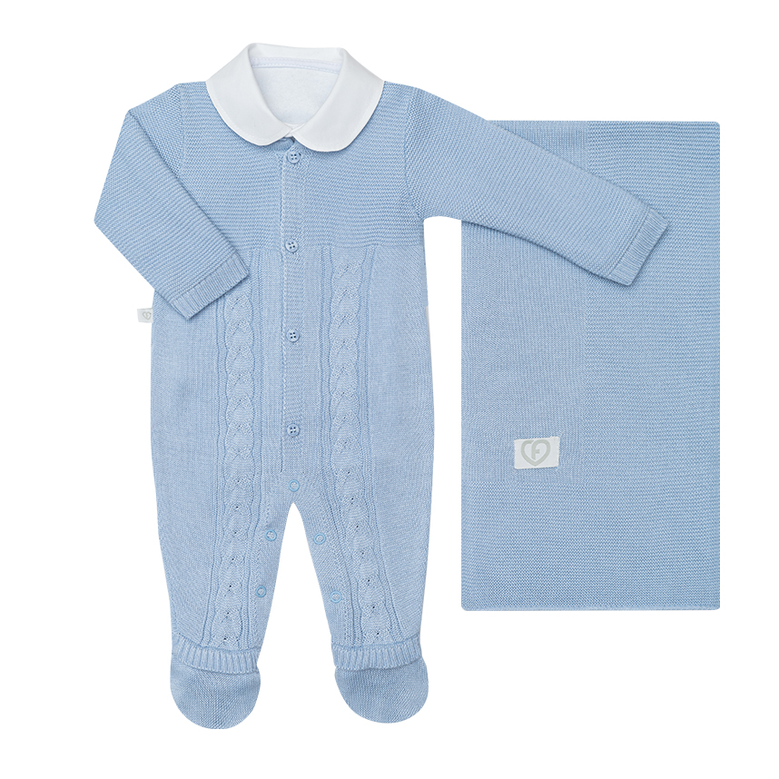 Saída Maternidade Fofinho Macacão Body E Manta 3 Peças Saída Maternidade Fofinho Macacão Body E Manta 3 Peças