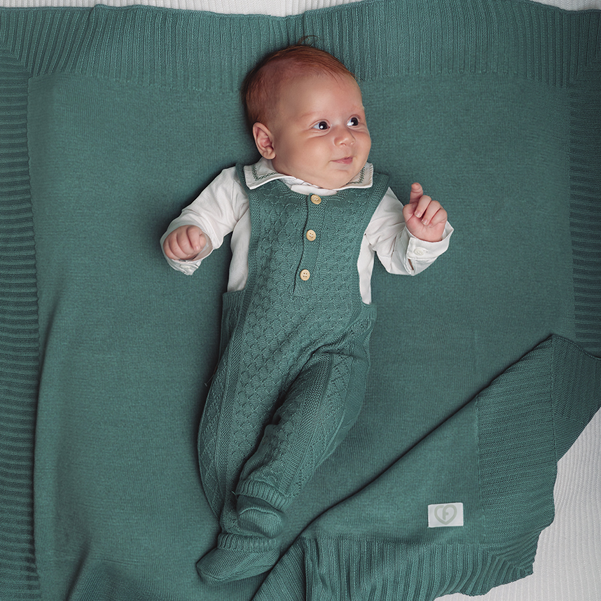 Saída Maternidade Fofinho  Jardineira Body E Manta 3 Peças Saída Maternidade Fofinho  Jardineira Body E Manta 3 Peças