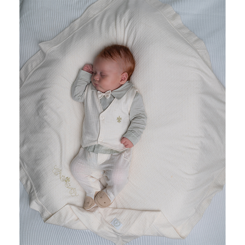 Saída Maternidade Fofinho Macacão E Manta 4 Peças Saída Maternidade Fofinho Macacão E Manta 4 Peças