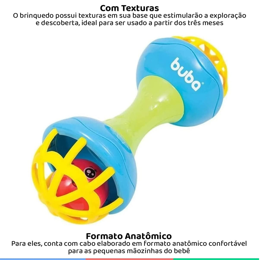 Chocalho Infantil Buba Baby Shake Chocalho Infantil Buba Baby Shake