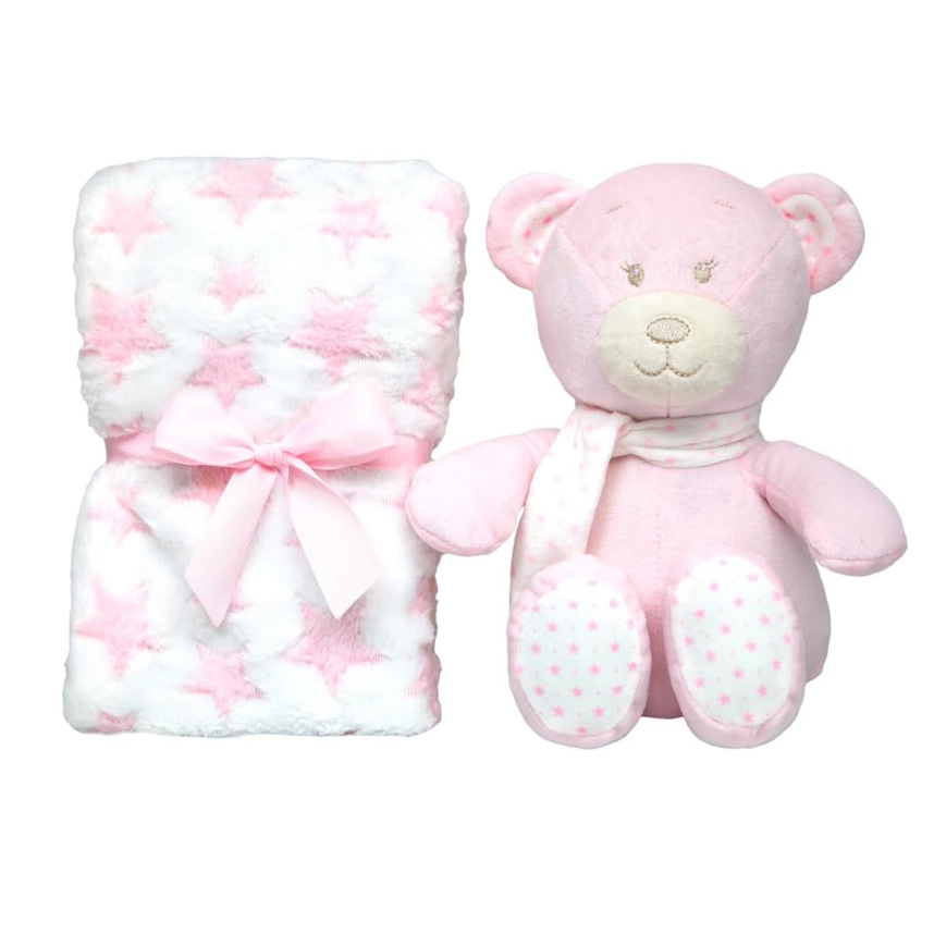 Kit Soninho Buba Ursinho Com Mantinha Para Bebês Kit Soninho Buba Ursinho Com Mantinha Para Bebês