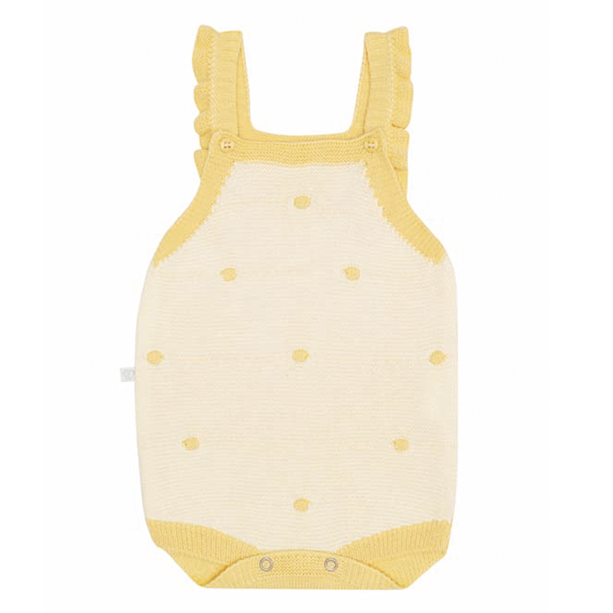 Banho De Sol Bebê Fofinho Tricô Bordado Bolinhas Banho De Sol Bebê Fofinho Tricô Bordado Bolinhas