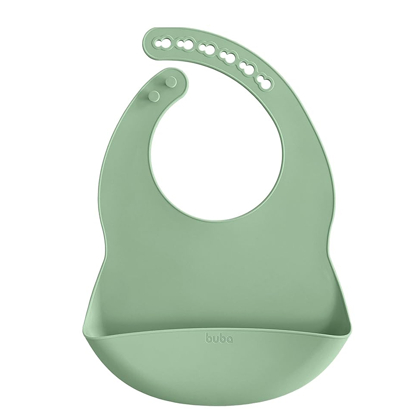 Babador Buba Silicone Liso Pega Migalhas Babador Buba Silicone Liso Pega Migalhas