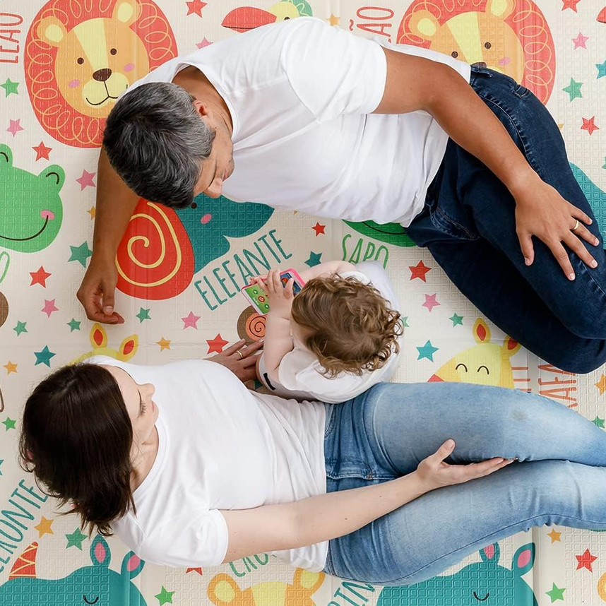 Tapete de Atividades Buba Dobrável  Praia Colorido Tapete de Atividades Buba Dobrável  Praia Colorido