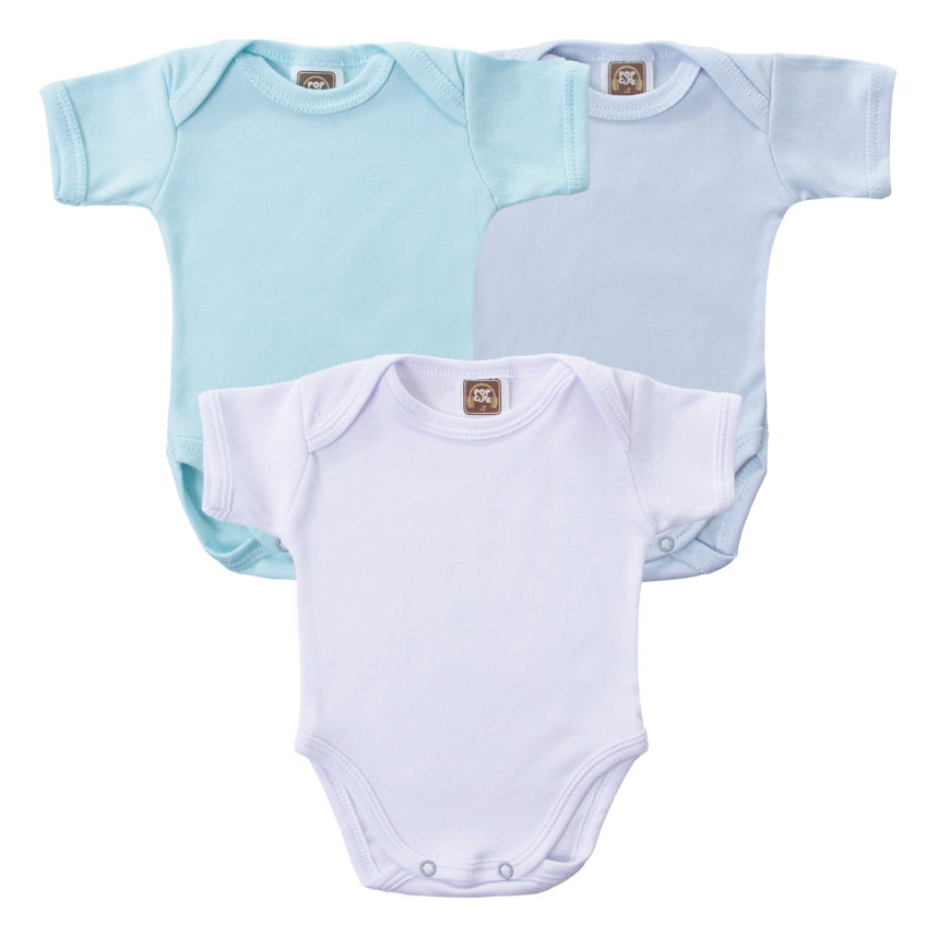 Kit Body Pop Cute Manga Curta Fio 30 Canelado 3 Peças Kit Body Pop Cute Manga Curta Fio 30 Canelado 3 Peças