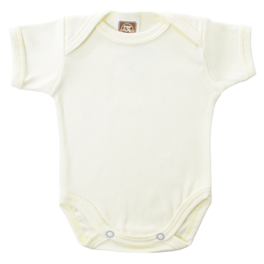 Kit Body Pop Cute Manga Curta Suedine Canelado 3 Peças