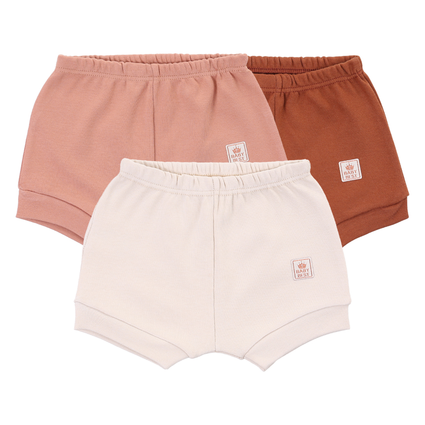 Kit Short Bebê Baby Best Algodão Egípcio 3 Peças