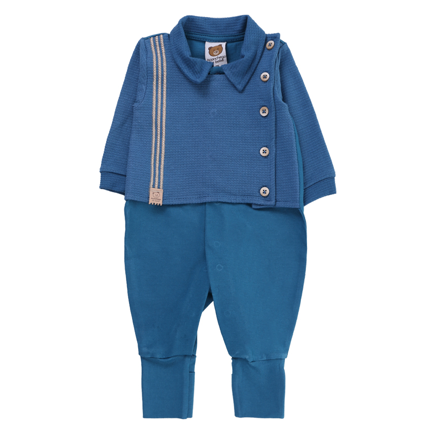 Saída Maternidade Aconchego Pala Bordada E Touca 3 Peças Saída Maternidade Aconchego Pala Bordada E Touca 3 Peças