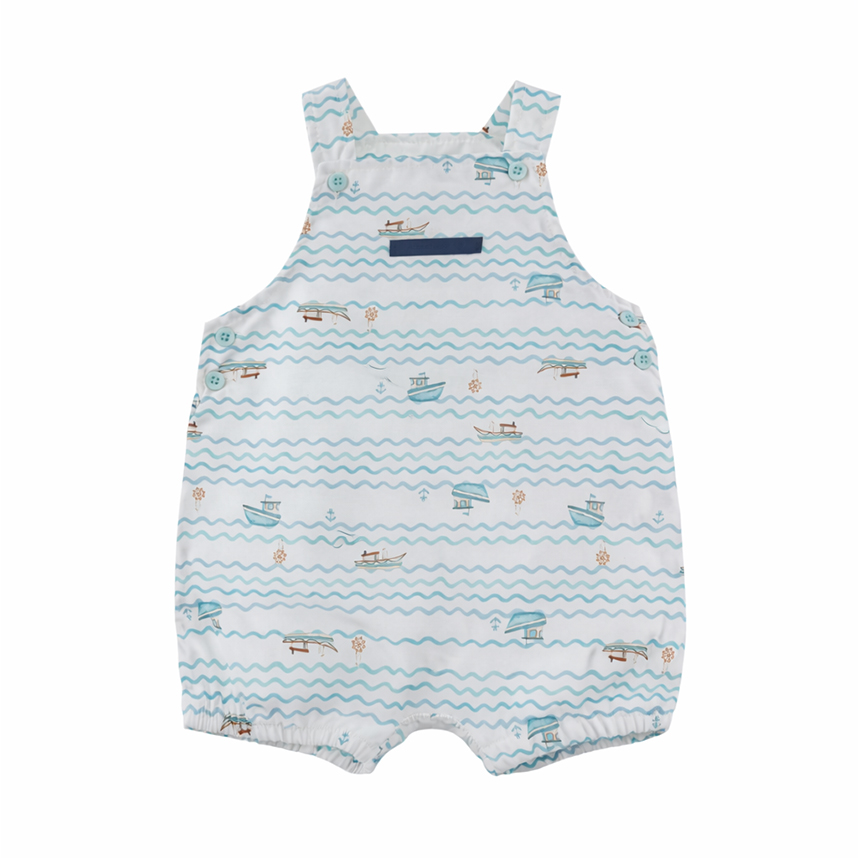 Banho De Sol Aconchego Estampa Ondas Barquinho