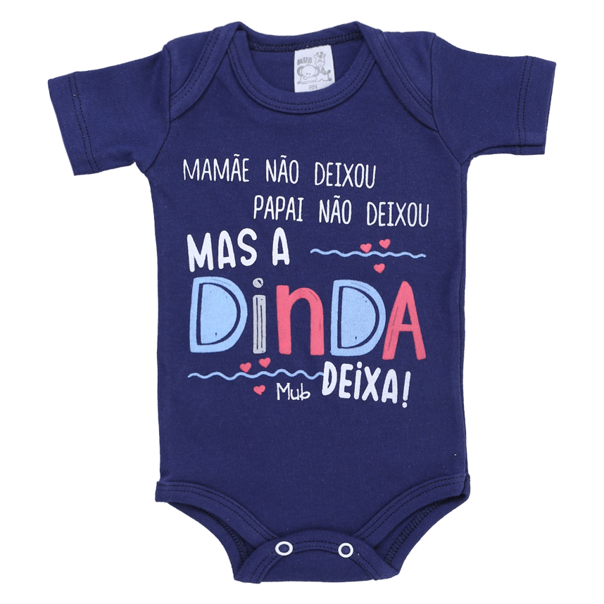 Body Bebê Mub Manga Curta Estampa Frases 3 Peças Body Bebê Mub Manga Curta Estampa Frases 3 Peças