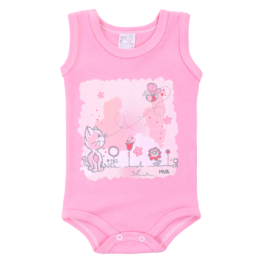 Body Bebê Mub Regata Gata Girafa Menina 3 Peças Body Bebê Mub Regata Gata Girafa Menina 3 Peças