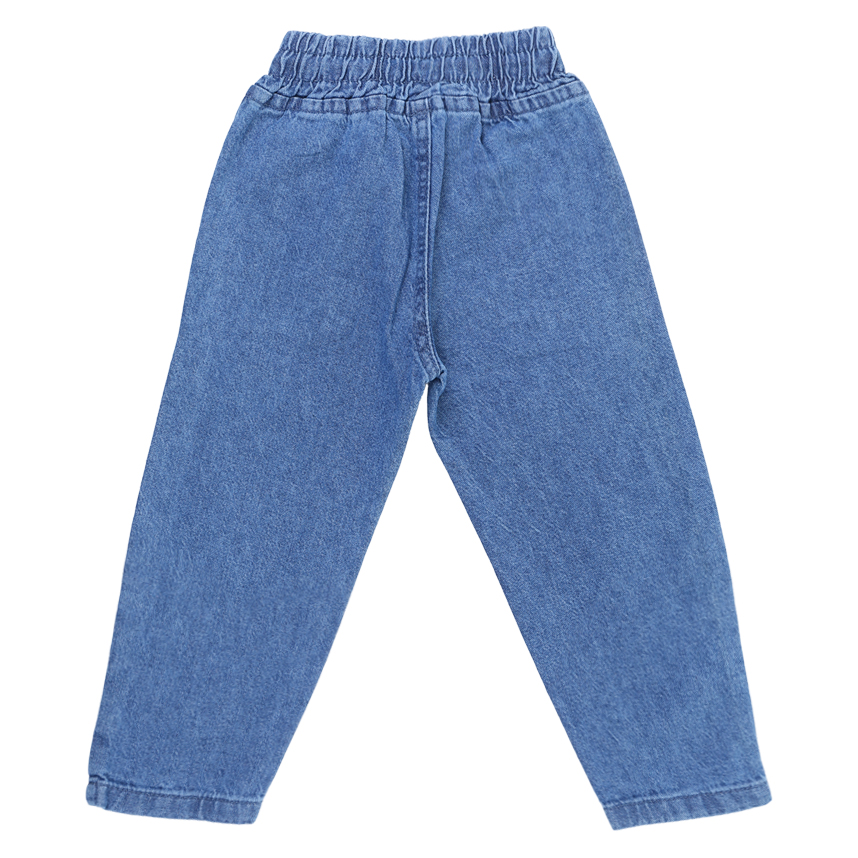 Calça Jeans Infantil Oznes Menina Aplicação Corações