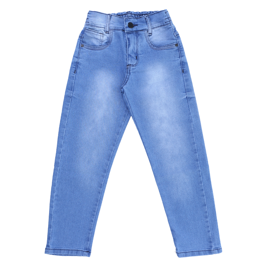 Calça Infantil Perbol Jeans Used Cós Elástico  Regulável