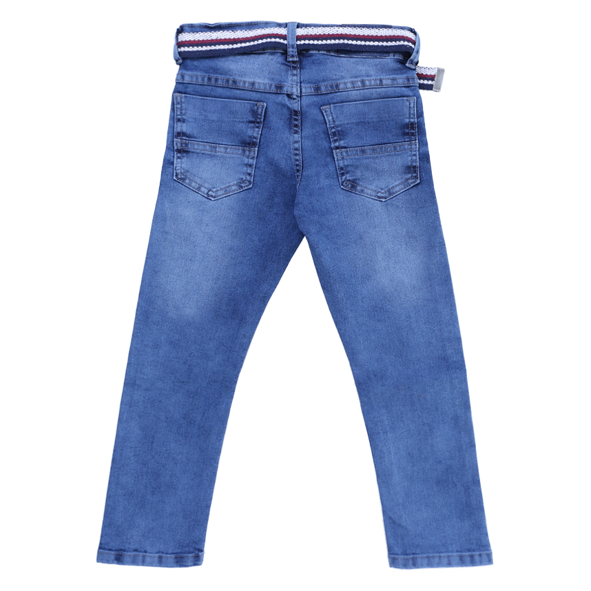 Calça Infantil Perbol Jeans Used Com Cinto