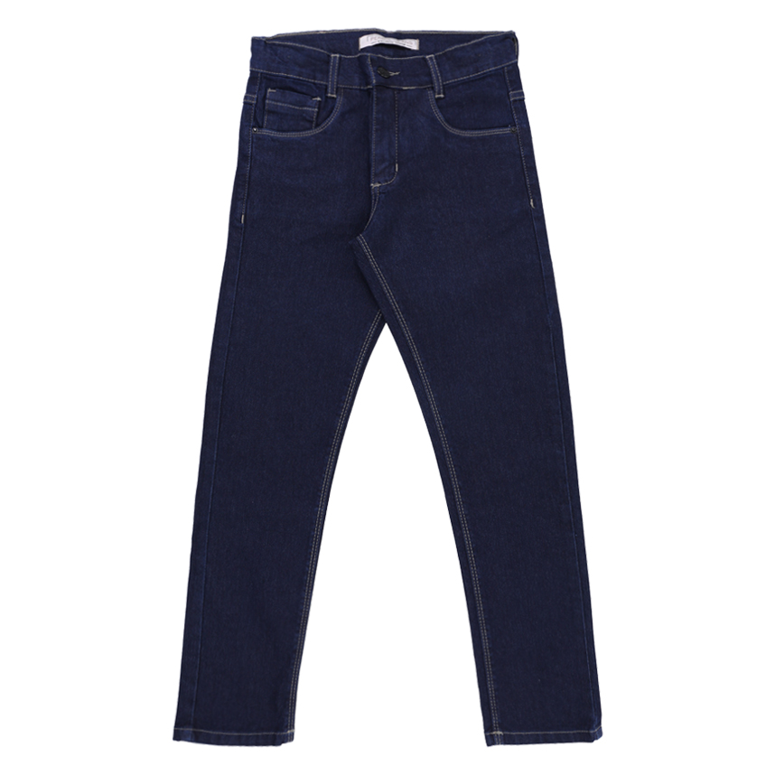 Calça Juvenil Perbol Jeans Lavagem Escura Básica
