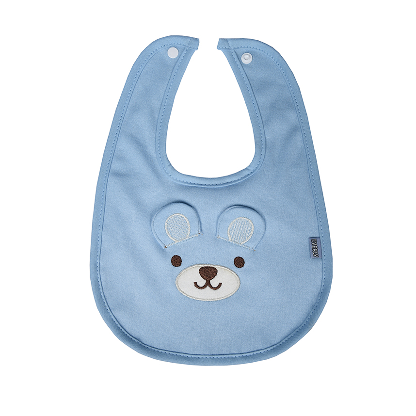 Babador Everly Em Suedine Bordado Urso Babador Everly Em Suedine Bordado Urso