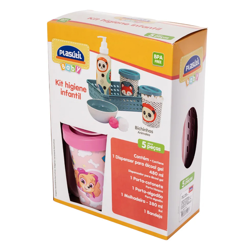 Kit Higiene Infantil Plasútil Patrulha Canina