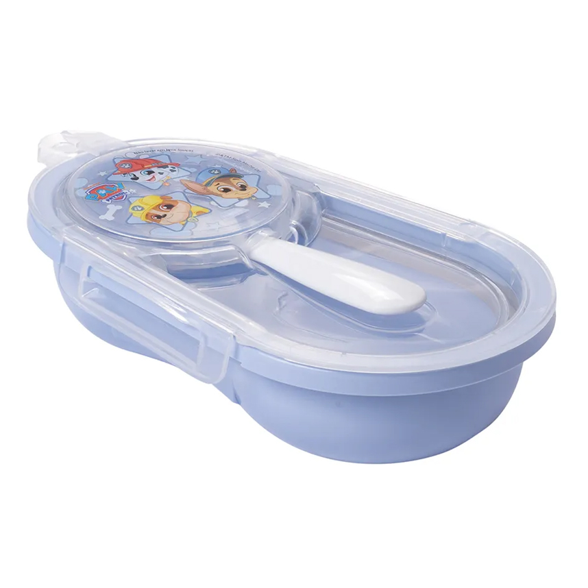 Porta Papinha Plasutil E Colher Patrulha Canina Azul Porta Papinha Plasutil E Colher Patrulha Canina Azul