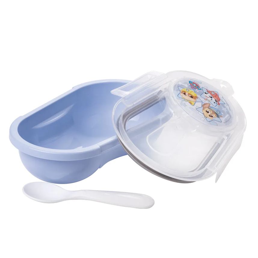 Porta Papinha Plasutil E Colher Patrulha Canina Azul Porta Papinha Plasutil E Colher Patrulha Canina Azul
