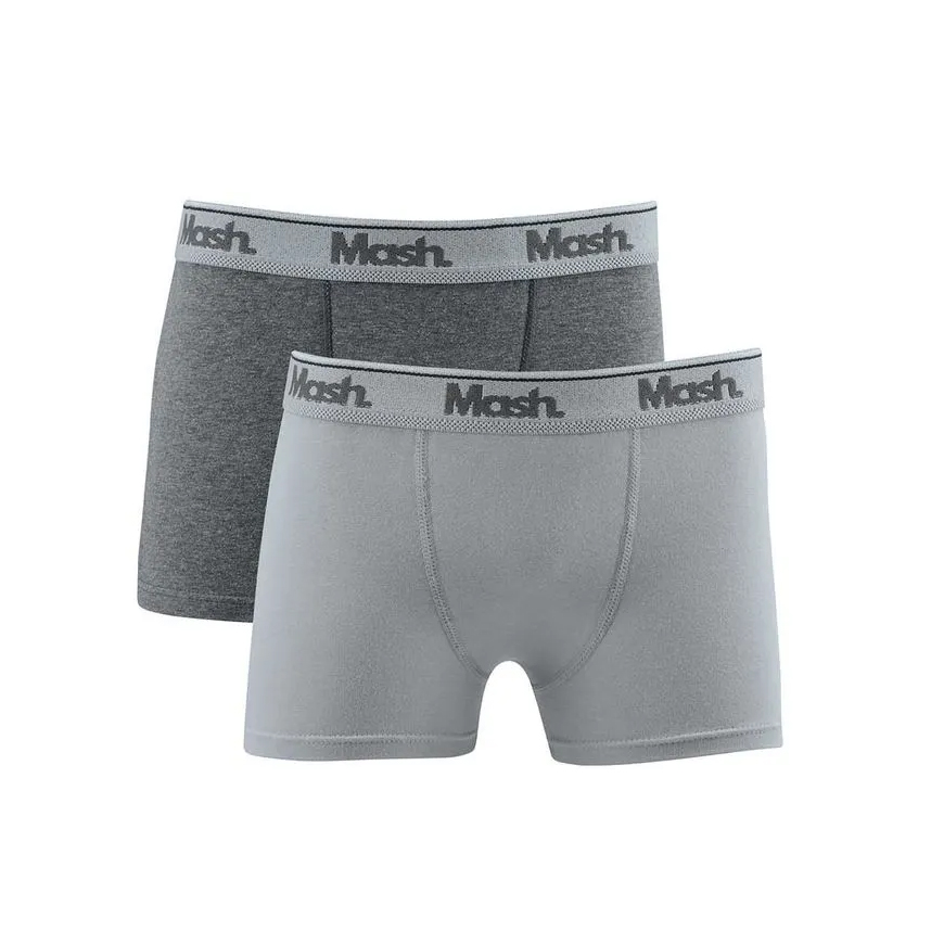 Cueca Boxer Infantil Mash Algodão Com 2 Peças Cueca Boxer Infantil Mash Algodão Com 2 Peças