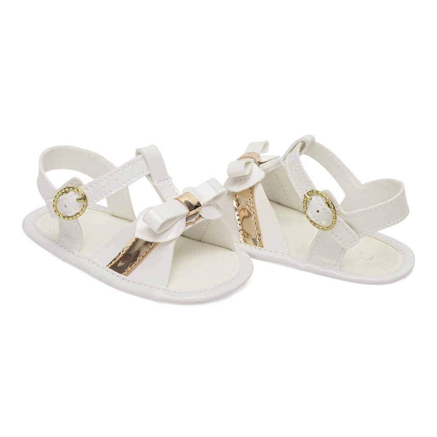 Sandália Bebê Pimpolho Fivela com Laço Sandália Bebê Pimpolho Fivela com Laço