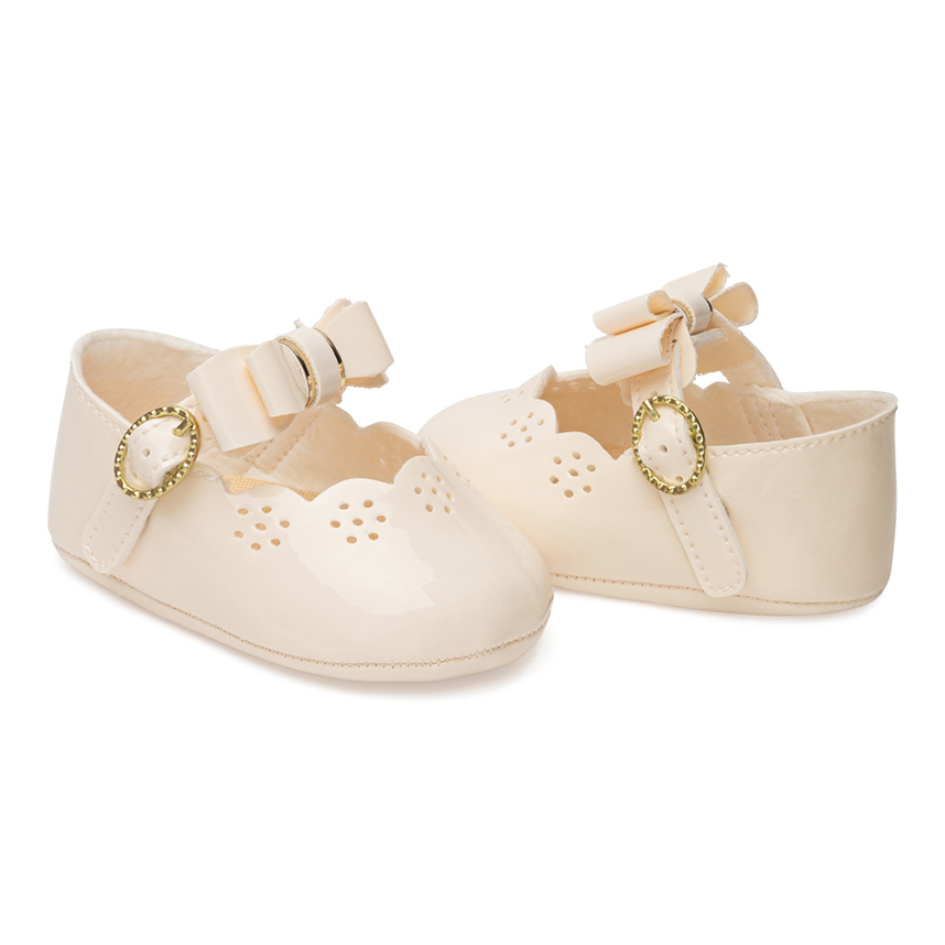 Sapatilha Bebê Pimpolho Fivela Com Laço