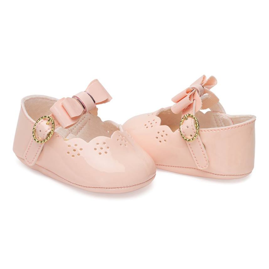 Sapatilha Bebê Pimpolho Fivela Com Laço