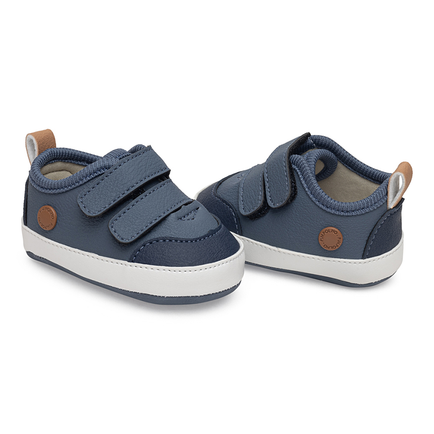 Tênis Bebê Pimpolho Menino com Dois Velcros Tênis Bebê Pimpolho Menino com Dois Velcros