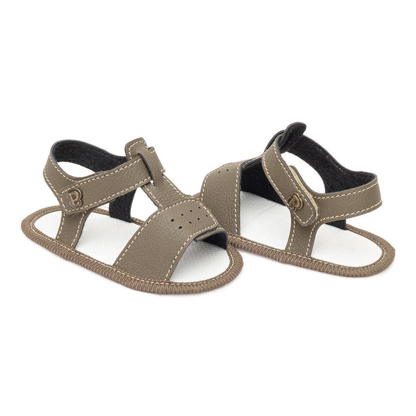 Sandália Pimpolho Duas Tiras Com Velcro Menino Sandália Pimpolho Duas Tiras Com Velcro Menino