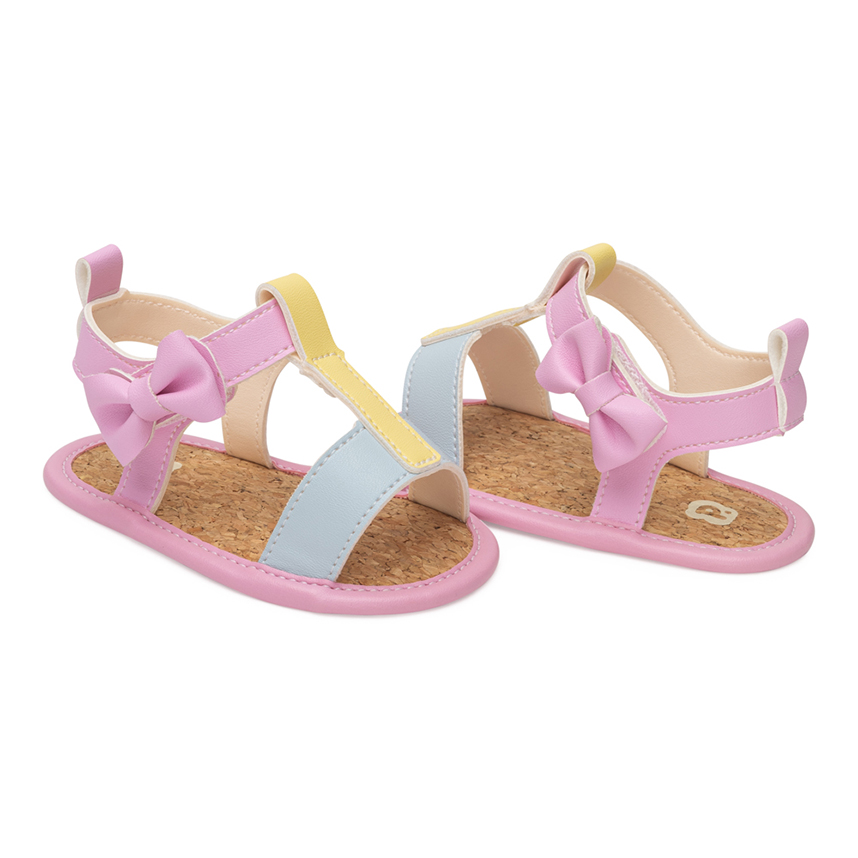 Sandália Bebê Pimpolho Com Velcro E Laço Sandália Bebê Pimpolho Com Velcro E Laço