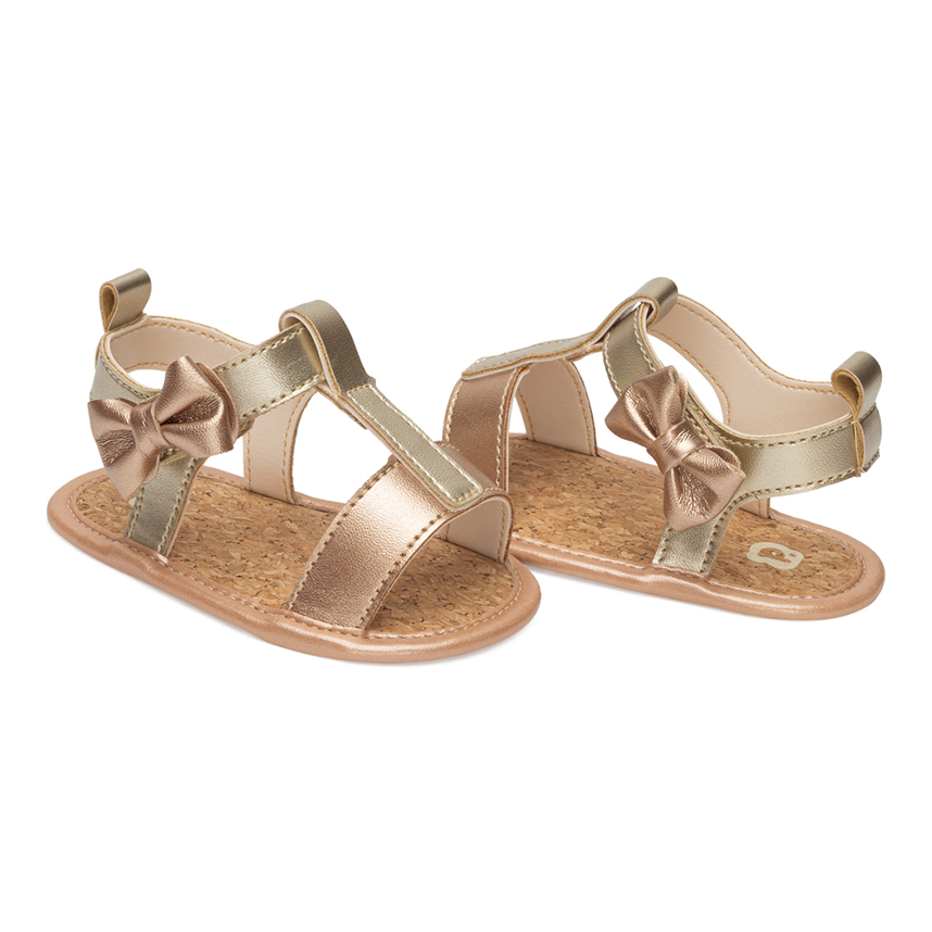 Sandália Bebê Pimpolho Com Velcro E Laço Sandália Bebê Pimpolho Com Velcro E Laço