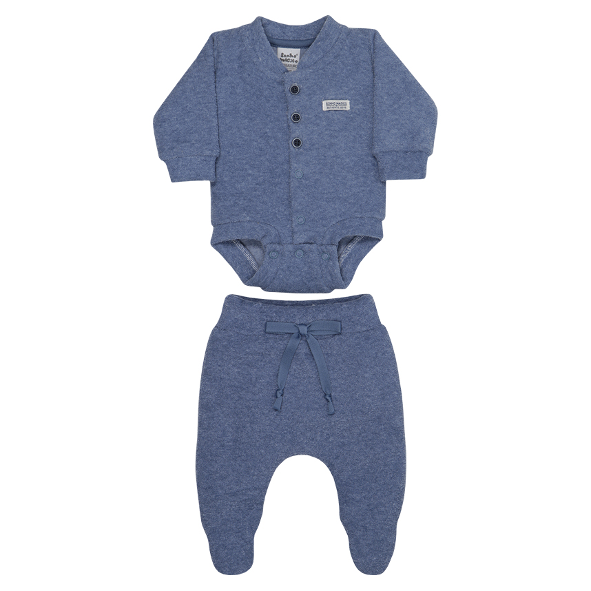 Conjunto Bebê Sonho Mágico Body E Mijão 2 Peças