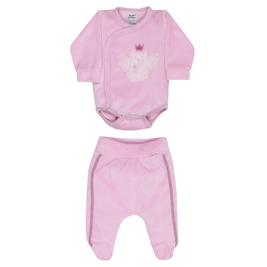 Conjunto Bebê Sonho Mágico Body E Mijão 2 Peças