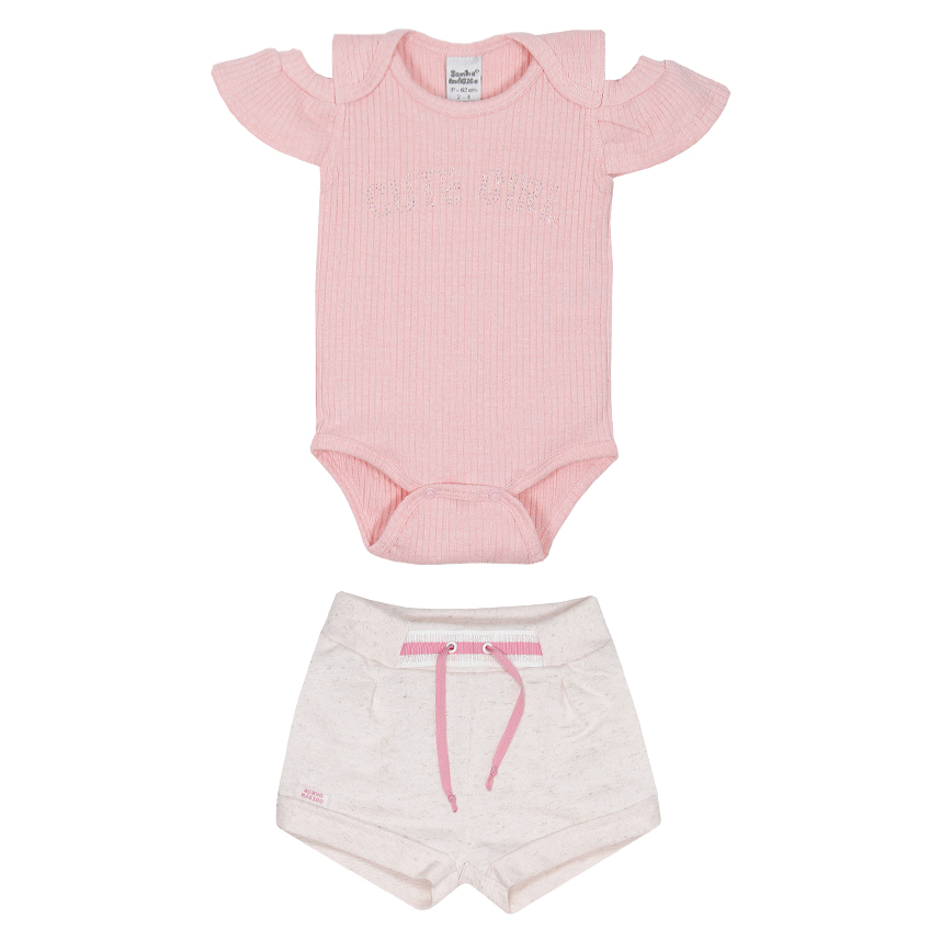 Conjunto Bebê Sonho Mágico Body E Short