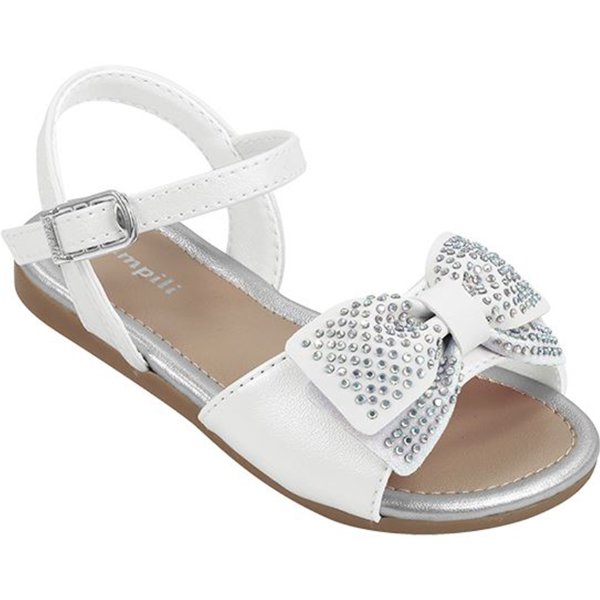 Sandália Infantil Pampili Fivela Laço Com  Brilho Sandália Infantil Pampili Fivela Laço Com  Brilho