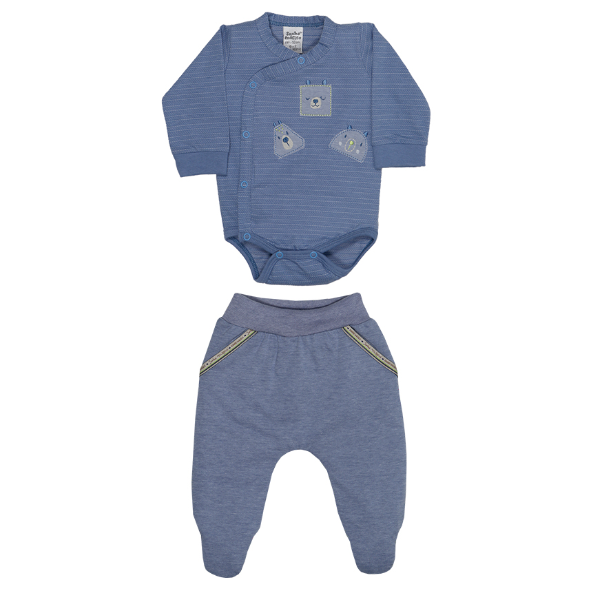 Conjunto Bebê Sonho Mágico Body E Mijão 2 Peças