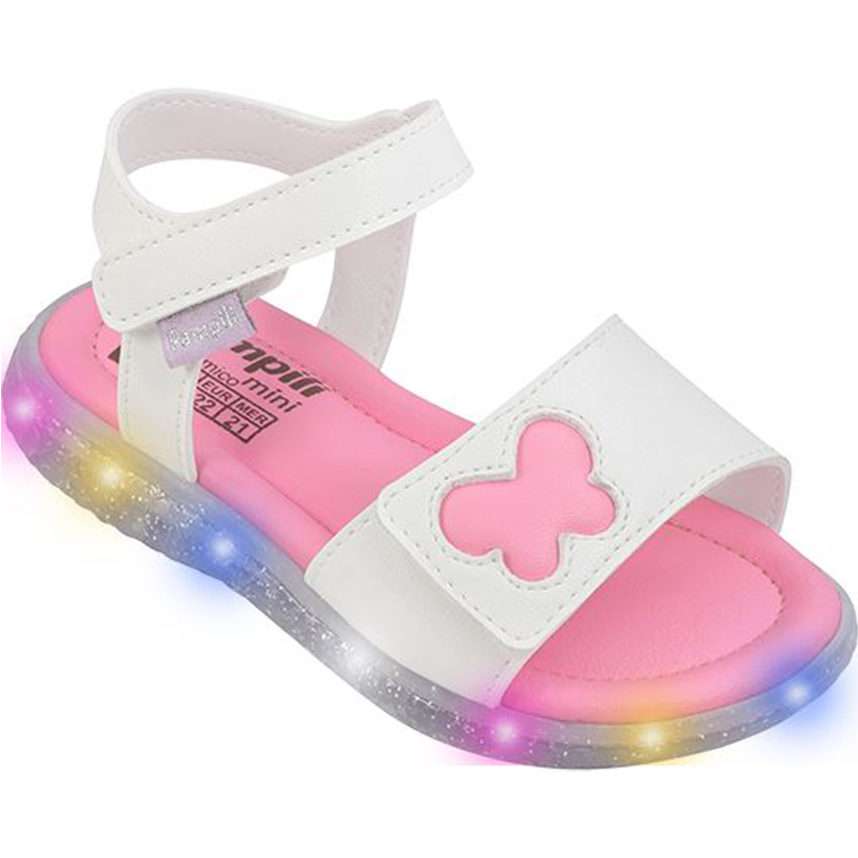 Sandália Infantil Pampili Com Velcro Borboleta Led Sandália Infantil Pampili Com Velcro Borboleta Led