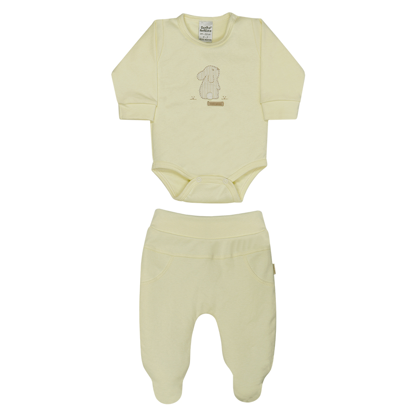 Conjunto Bebê Sonho Mágico Body E Mijão 2 Peças