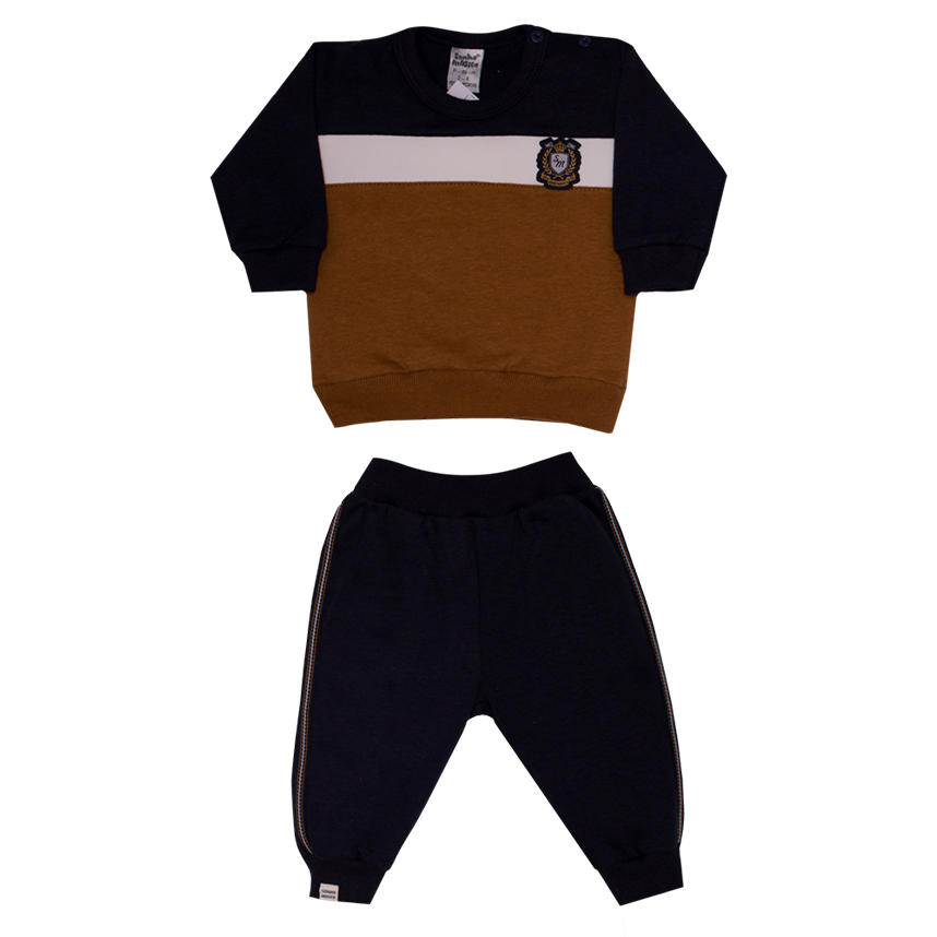Conjunto Bebê Sonho Mágico Blusão e Calça 2 Peças