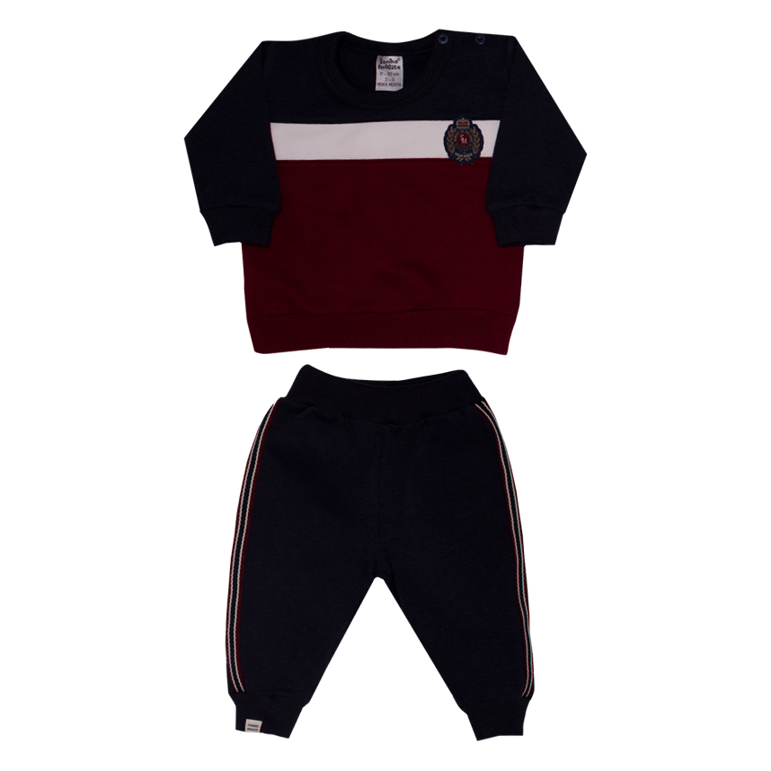 Conjunto Bebê Sonho Mágico Blusão e Calça 2 Peças
