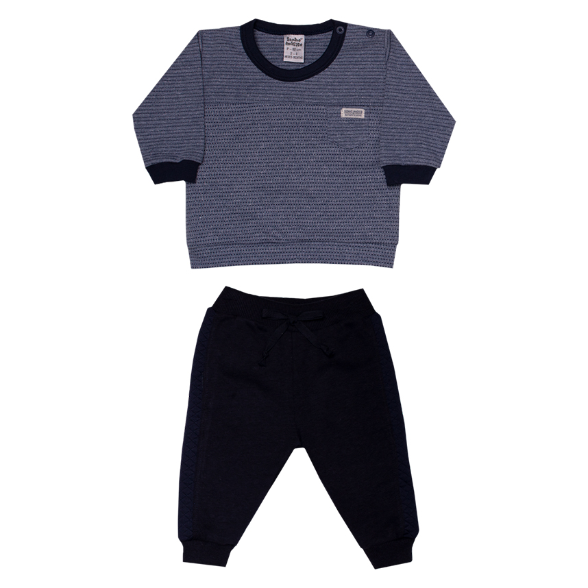 Conjunto Bebê Sonho Mágico Blusão e Calça 2 Peças