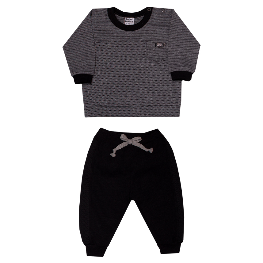 Conjunto Bebê Sonho Mágico Blusão e Calça 2 Peças