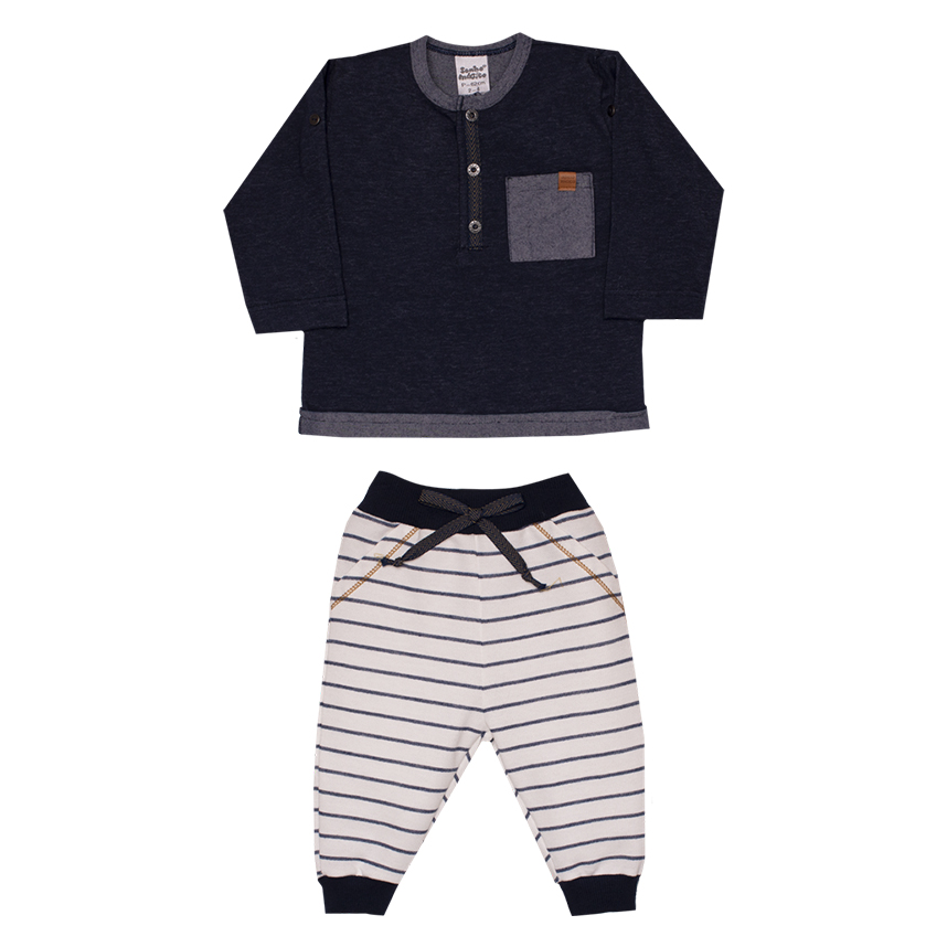 Conjunto Bebê Sonho Mágico Blusa E Mijão 2 Peças