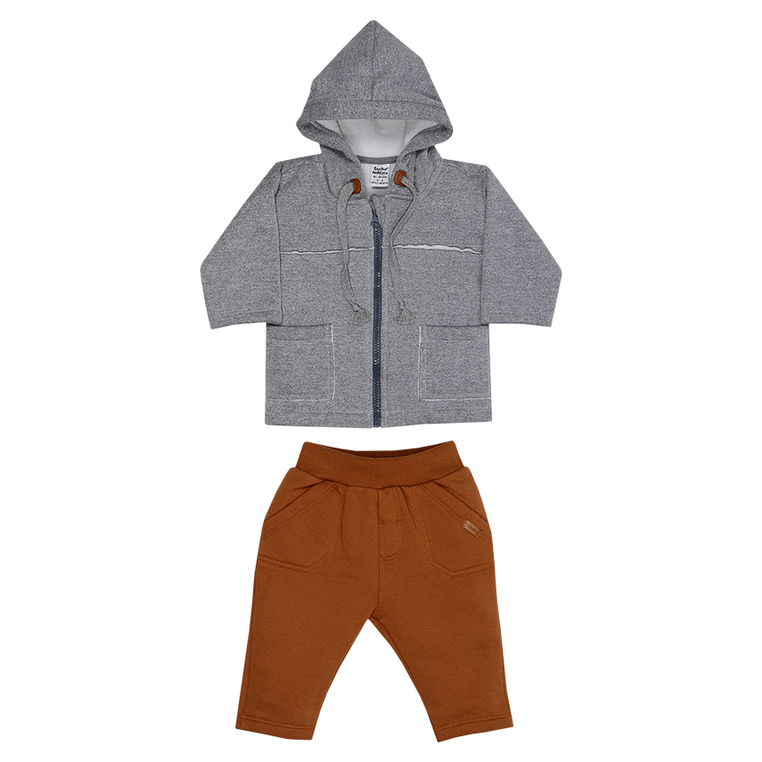 Conjunto Bebê Sonho Mágico Jaqueta E Calça 2 Peças