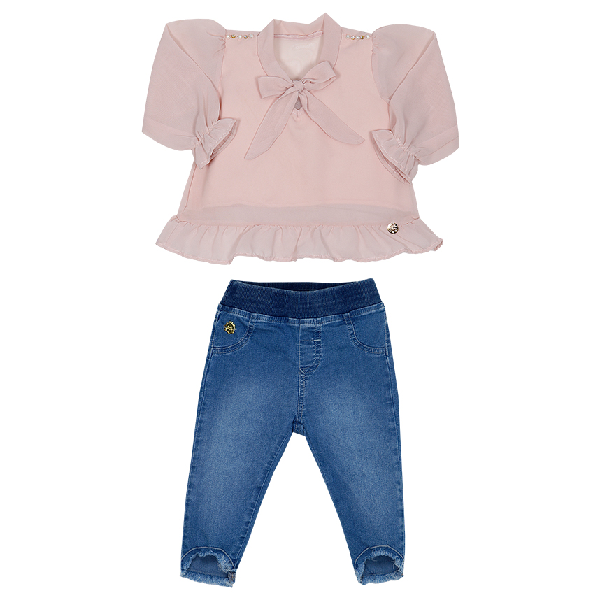Conjunto Bebê Sonho Mágico Blusa E Calça