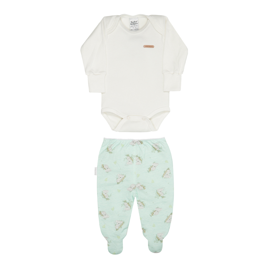 Conjunto Bebê Sonho Mágico Body E Mijão 2 peças