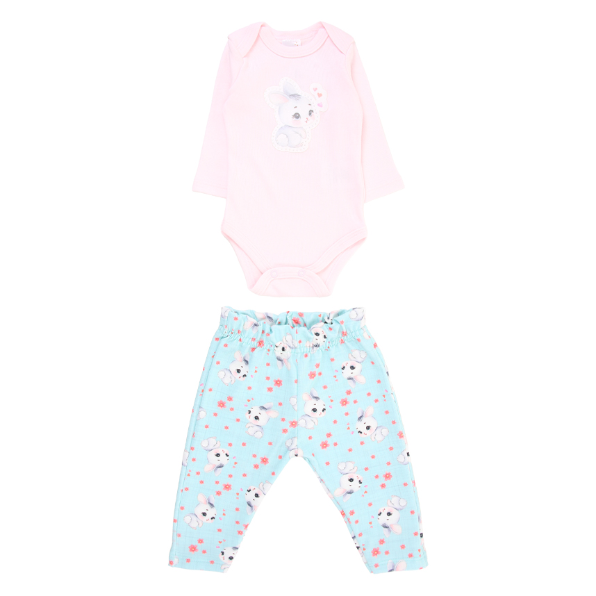 Conjunto Bebê Mini Moon Body Manga Longa E Calça Conjunto Bebê Mini Moon Body Manga Longa E Calça