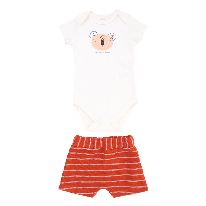 Conjunto Bebê Mini Moon Body Manga Curta E Bermuda Conjunto Bebê Mini Moon Body Manga Curta E Bermuda